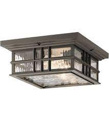 Check spelling or type a new query. Kichler 49834oz Beacon Square 2 Light 12 Inch Olde Bronze Outdoor Flush Semi Flush Mt