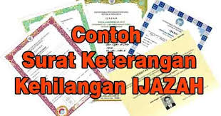 Untuk tambahan informasi bahwa contoh surat pernyataan kehilangan dokumen diatas harus anda edit terlebih dahulu setelah anda download file diatas. Contoh Surat Pernyataan Kehilangan Tanda Terima Ijazah Bagi Contoh Surat