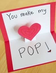 Start by cutting out two hands, two feet, a body, a head, two bear ears, a red heart, and two small white hearts. Pop Up Cards For Your Valentine Make And Takes Pop Up Valentine Cards Valentine S Cards For Kids Valentines Cards