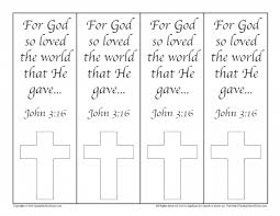 Show your kids a fun way to learn the abcs with alphabet printables they can color. Colorable John 3 16 Bookmarks On Sunday School Zone
