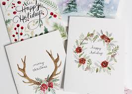 See more ideas about cards, cards handmade, inspirational cards. 5 Diy Holiday Card Watercolour Tutorials Wonder Forest
