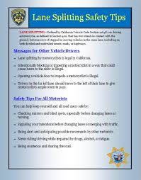 How to get a motorcycle permit in california. 10 Things To Know About Lane Splitting In California No 1 Yes It S Legal Kqed