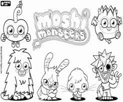 If you think the moshi looks familiar, it's because poppet is one of the most popular moshi monsters from the game. Moshi Monsters Coloring Pages Printable Games