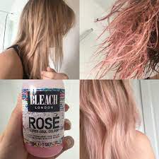 So Pink Hair Fades Super Quick This Bleach London In Rose Is My New Fave Product Subtle Pink Hair Perfect For Wh Bleach London Rose Faded Hair Bleach London