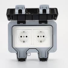 How to install light switches and outlets: Ip66 Waterproof Outdoor Wall Switch Power Socket 13a Eu Standard Electrical Outlet Socket Panel Ac 220 250v Buy At The Price Of 8 88 In Aliexpress Com Imall Com