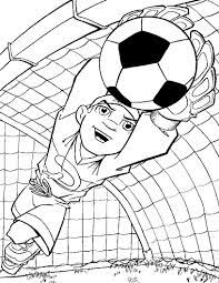 Soccer coloring page with few details for kids. Free Printable Soccer Coloring Pages For Kids Sports Coloring Pages Football Coloring Pages Detailed Coloring Pages
