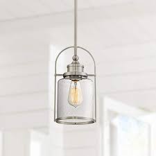 Quoizel Payson 6 1 2 Wide Brushed Nickel Mini Pendant 20p92 Lamps Plus