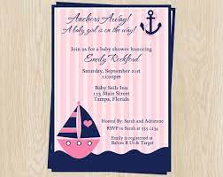 Nautical Baby Shower Invitations Girls Whale Pink Etsy Nautical Baby Shower Invitations Girl Shower Invitation Baby Shower Invitation Templates