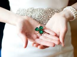 This bouquet is carried down the aisle at the start of the ceremony. 9 St Patrick S Day Inspired Wedding Ideas