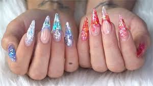 Game Of Thrones Fire And Ice Nail Art Nails Cute Acrylic Nails Fire Nails