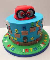 A perfect birthday cake for a boy who is 3 years old. Baker Boy Cakes One For Mario Brothers Fans For Corey Facebook