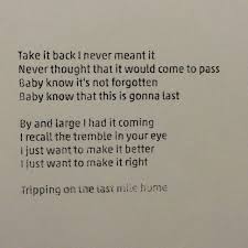 Last Mile Home L Kings Of Leon Favorite Lyrics Some Love Quotes Words