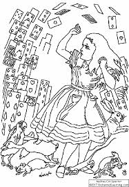We have collected 39+ playing cards coloring page images of various designs for you to color. Alice Being Attacked By Playing Cards Enchanted Learning