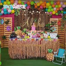 Deck the party setting with our tiki lights, floral paper lanterns, hanging luau decorations, tropical fish balloons, and colorful luau table decorations. Hawaiian Party Pasteurinstituteindia Com