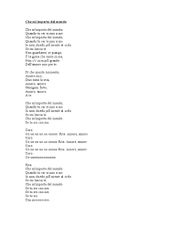 Che Mi Importa Del Mondo