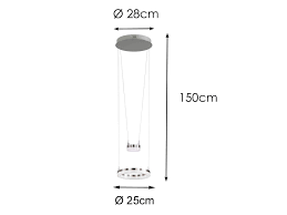 Esstischlampe dimmbar 8ydm leuchten fa r grosse tische teil 5. Beleuchtung Hohenverstellbare Led Pendelleuchte Dimmbar 12 5w O25cm Esstischlampe Burolampe Mobel Wohnen