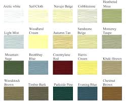Vinyl Siding Colors Color Chart Paint Napco Blog Creative