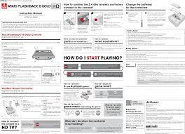 For more information or to buy: 3620atari Atari Flashback 8 Gold User Manual Ar3620 Im 20170629 Atgames Digital Media