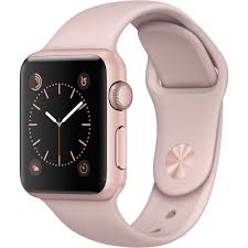 Black Apple Watch With Rose Gold Band Apple Watch Rose Gold Aluminum Case With Pink Sand Sport Band 269 Liked On Polyvore Featuring Je Rose Gold Apple Watch Rose Gold Watches Apple Watch Bands