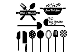 Download Kitchen Tool Set Silhouette Vector Graphic By Grappix Studio Creative Fabrica SVG Cut Files