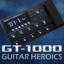 Recreate the vibe of playing to your favourite guitar hero records with this collection of in the style of patches. Gt 1000 Guitar Heroics By Boss Roland Corporation