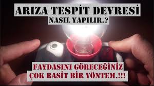 Seri Ampul Ile Ariza Tespit Devresi Panosundaki Pin