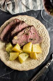 What could be better for a holiday meal than a prime rib dinner? Red Wine Marinated Prime Rib Recipe Plating Pixels