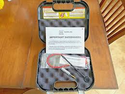 Glock Factory OEM Hard Pistol Case,Manuel,Lock,Clean Rod&Brush,All models