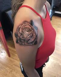 This variation imparts a meaningful message that highlight the richness and darkness in life. Top 51 Best Rose Shoulder Tattoo Ideas 2021 Inspiration Guide
