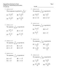 Found worksheet you are looking for? Rationalizing Denominators Worksheet For 9th 12th Grade Lesson Planet