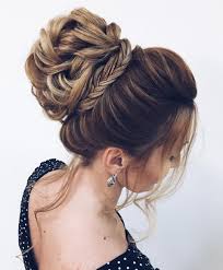 Unique Updo Hairstyle High Bun Hairstyle Prom Hairstyles Wedding Hairstyle Ideas Wedding Weddinghair Hair Styles Elegant Wedding Hair High Bun Hairstyles