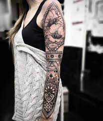 Mandala Floral Tattoo Sleeve Ideas For Men White Cardigan Black Top Sleeve Tattoos For Women Half Sleeve Tattoo Quarter Sleeve Tattoos
