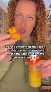 How to Cut The Top of A Red Bull Can Open