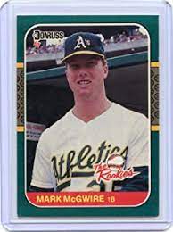 1988 topps #580 mark mcgwire rookie cup mint psa 9 rookie card rare and sharp!! Amazon Com Mark Mcgwire Card