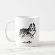 However, i do have one collie who likes to hug his crate pad (he has the blue paw print pad) and, unlike pads/beds with orthopedic foam, these midwest pads are pliable so he can roll up one end and tuck it under his chin as a pillow rest. Blue Merle Rough Collie Mugs No Minimum Quantity Zazzle