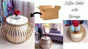 This table's slim and playful silhouette is suitable for small spaces. Diy 2 In 1 Storage And Coffee Table For Small Spaces Small Space Decorating Ideas 2019 Youtube