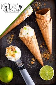 No Churn Key Lime Pie Ice Cream Recipe Frozen Dessert Recipe Key Lime Pie Ice Cream Recipes