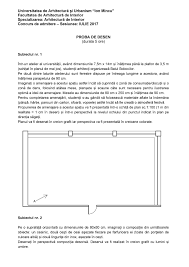 Toate detaliile privind admiterea la facultate 2020, în interviul de mai jos cu rectorii marian preda, de la universitatea din bucurești, daniel david, de la universitatea „babes bolyai din cluj napoca, și marilen pirtea, de la universitatea de vest din. Subiecte Examen Admitere Arhitectura De Interior Uauim 2017 Pregatire Pentru Facultatea De Arhitectura