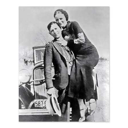 HISTORIX Vintage 1934 Bonnie and Clyde Photo Print - Vintage Photo of Bonnie  & Clyde Poster - Old Photo of Couple Bonnie and Clyde Wall Art - Walmart  Business Supplies