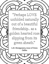 Positive and inspiring quotes swear word nature animals bears birds camels dromedaries cats chameleons and lizards deers. 33 Anne Of Green Gables Printable Coloring Pages My Printable Home
