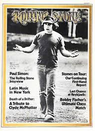Paul Simon, Rolling Stone Magazine 20 July 1972 Cover Photo - United States