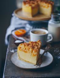 This is a version of one of my favorite childhood desserts, sour cream apple kuchen. Mandarin Sour Cream Cake With Coconut Crumbles Klara S Life