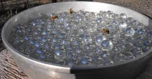 It has a pirate type ladder to keep bees from drowning. Make A Bee Waterer And Help Hydrate Our Pollinators