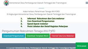 Lowongan kerja, rekrutmen, peluang kerja, prospek kerja ; Lowongan Pendamping P3pd Di Lingkungan Kementerian Desa Youtube