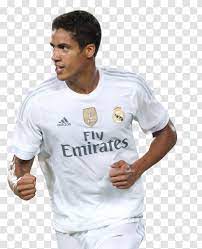 All content is available for personal use. Raphael Varane Real Madrid C F La Liga Football Player Jersey White Organization Transparent Png