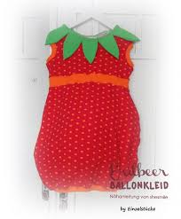 Unsere highlights unter den kinder faschingskostümen. Kostum Erdbeere Ballonkleid Nahanleitung Fur Alle Grossen Shesmile