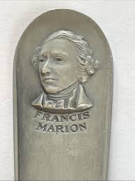 Francis Marion, Franklin Mint Bicentennial Pewter Vtg. Spoon Collectibles