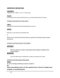 Auto Cad Commands. | Pdf