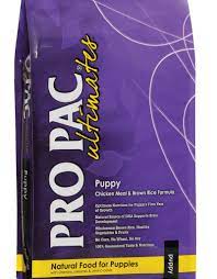 The puppies are able to keep this down without upsetting their tummies or having loose stools. Pro Pac Ultimates Dog Food Puppy Chicken Meal Brown Rice Pawtopia Your Pet S Nutritionist