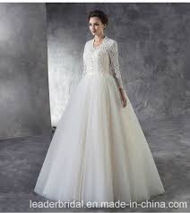 Erfahren sie mehr unter datenschutzerklärung. China 3 4 Armel Muslimische Brautkleider Spitze Tulle Country Garden Einfach Hochzeitskleid Lb1825 Kaufen Brautkleid Auf De Made In China Com